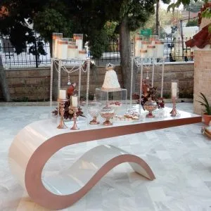 Στολισμός Γάμου ''ροζ gold''
