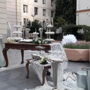 Στολισμός Γάμου Μέταλλο σε Ξύλο