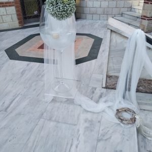 Στολισμός γάμου-σκάλες Ονειρικός διάδρομος