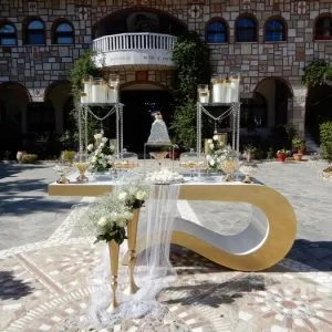 Στολισμός Γάμου Χρυσά Στοιχεία